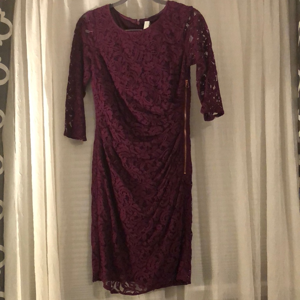 Adrianna Papell Lace Cocktail Dress